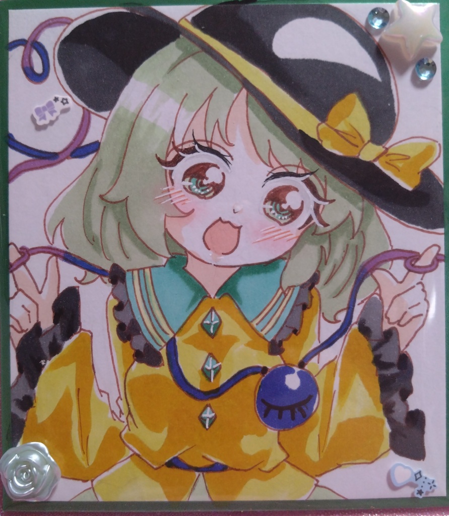 東方Project  古明地こいし 色紙(小)