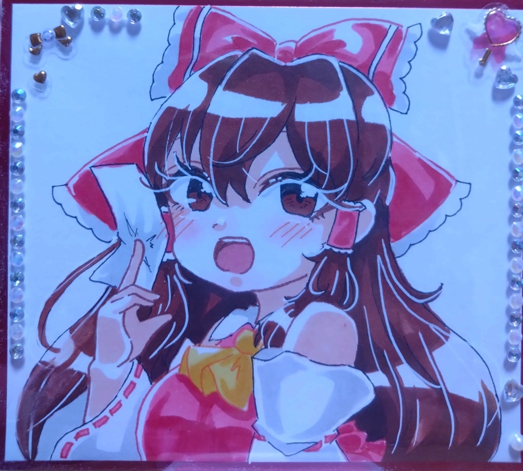 東方Project 霊夢 色紙(小)