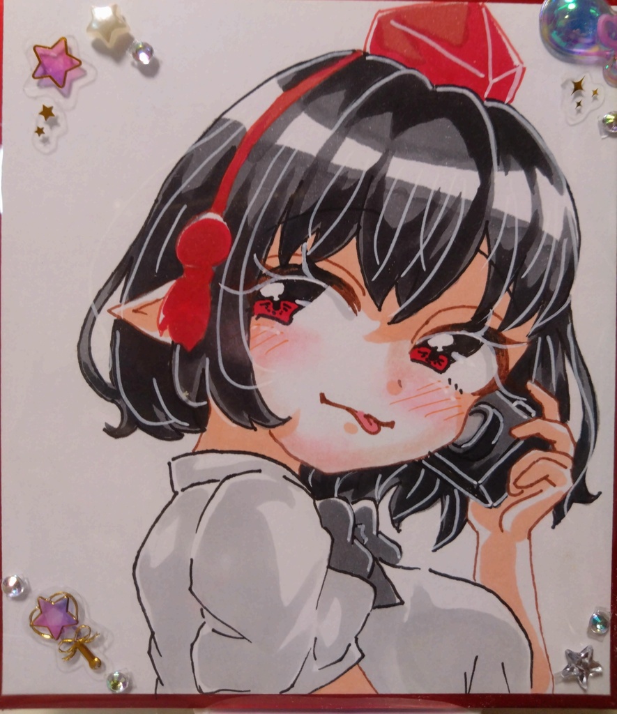 東方Project 射命丸文 色紙(小)