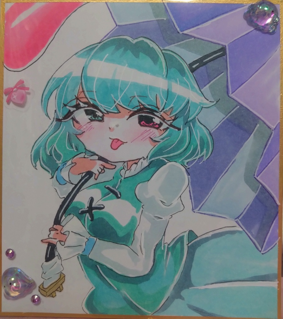 東方Project 多々良小傘 色紙(小)