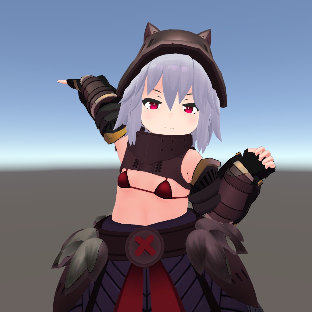 オリジナル3Dモデル「ドワーフのティラ」