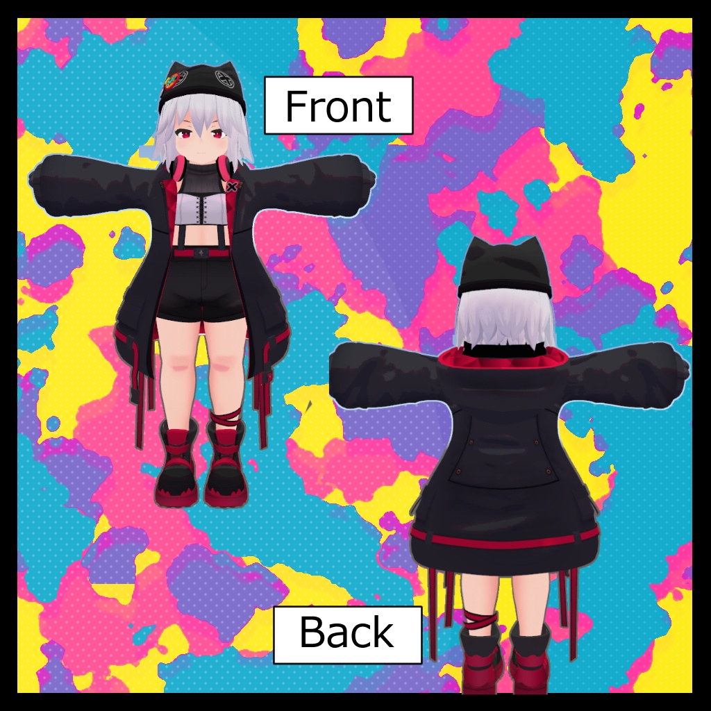 オリジナル3Dモデル「ドワーフのティラ」