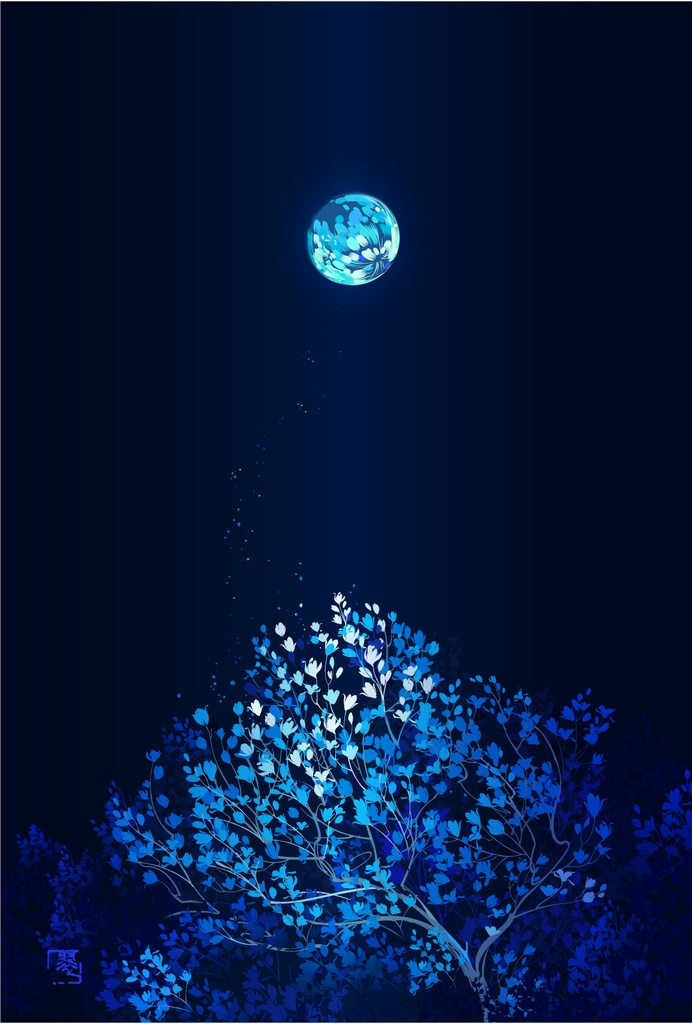 ポストカード Moon Art 展2024版