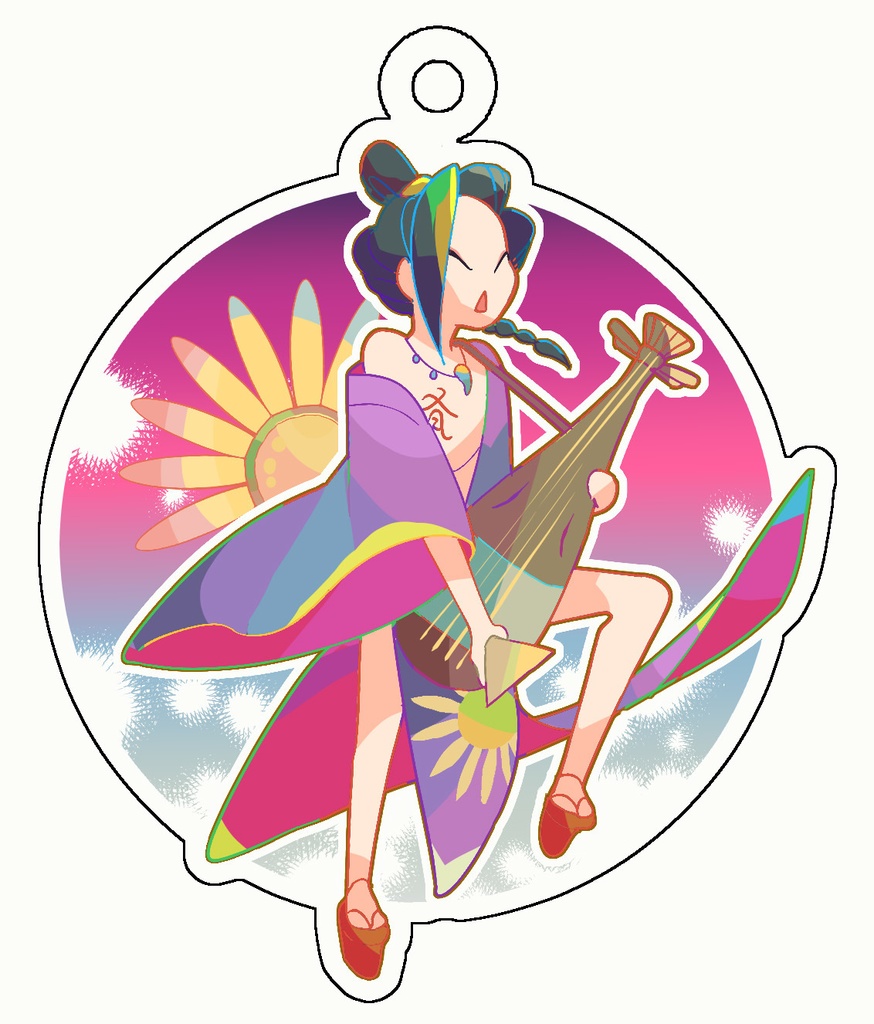 アクリルキーホルダー　友有　竜中将