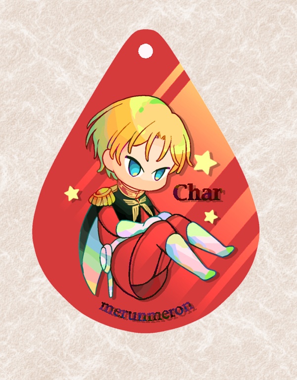 カラーミラーアクリルキーホルダー