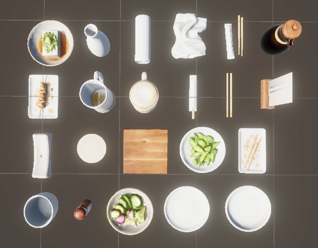 居酒屋晩酌セット 22点|Unity / VRChat World向け