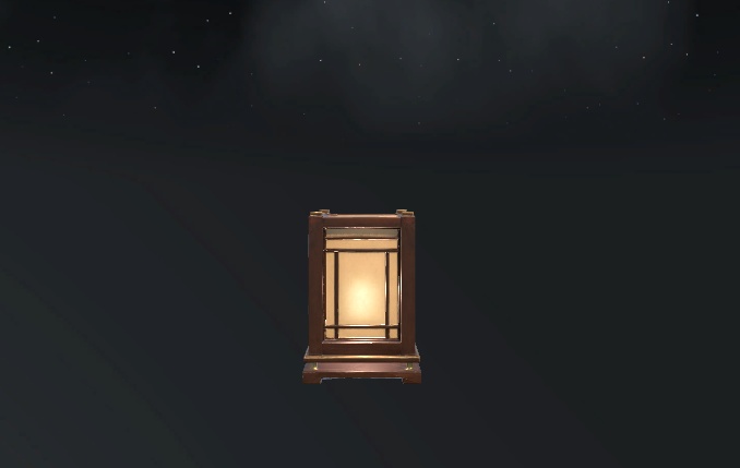 和風卓上ライト|Unity URP / VRChat World対応 3Dモデル