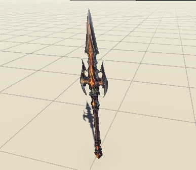 【3Dモデル】焔槍ヴァルグレイム