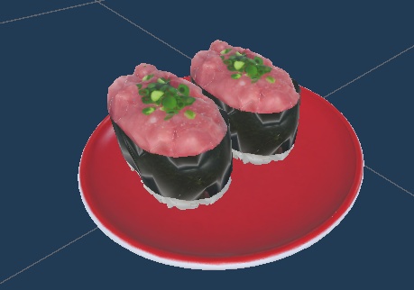 【VRCギミック】回転ずしレーンセット|寿司皿が自動で流れるWorld用アセット