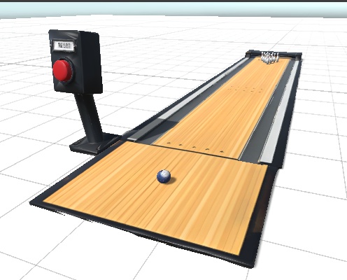 【VRChatワールド向け】ボウリングセットギミック|投げて遊べるミニゲームプレハブ