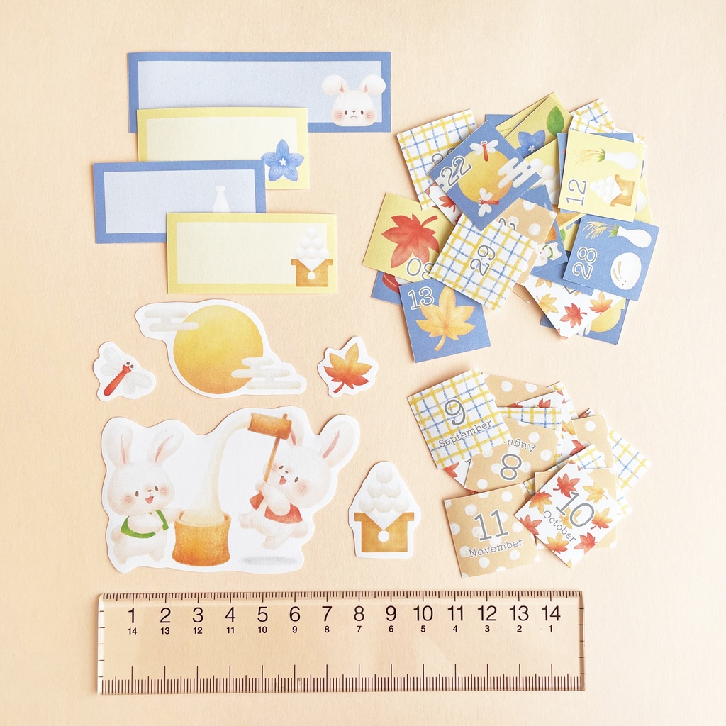 【 日付シート 】No.9_お月見