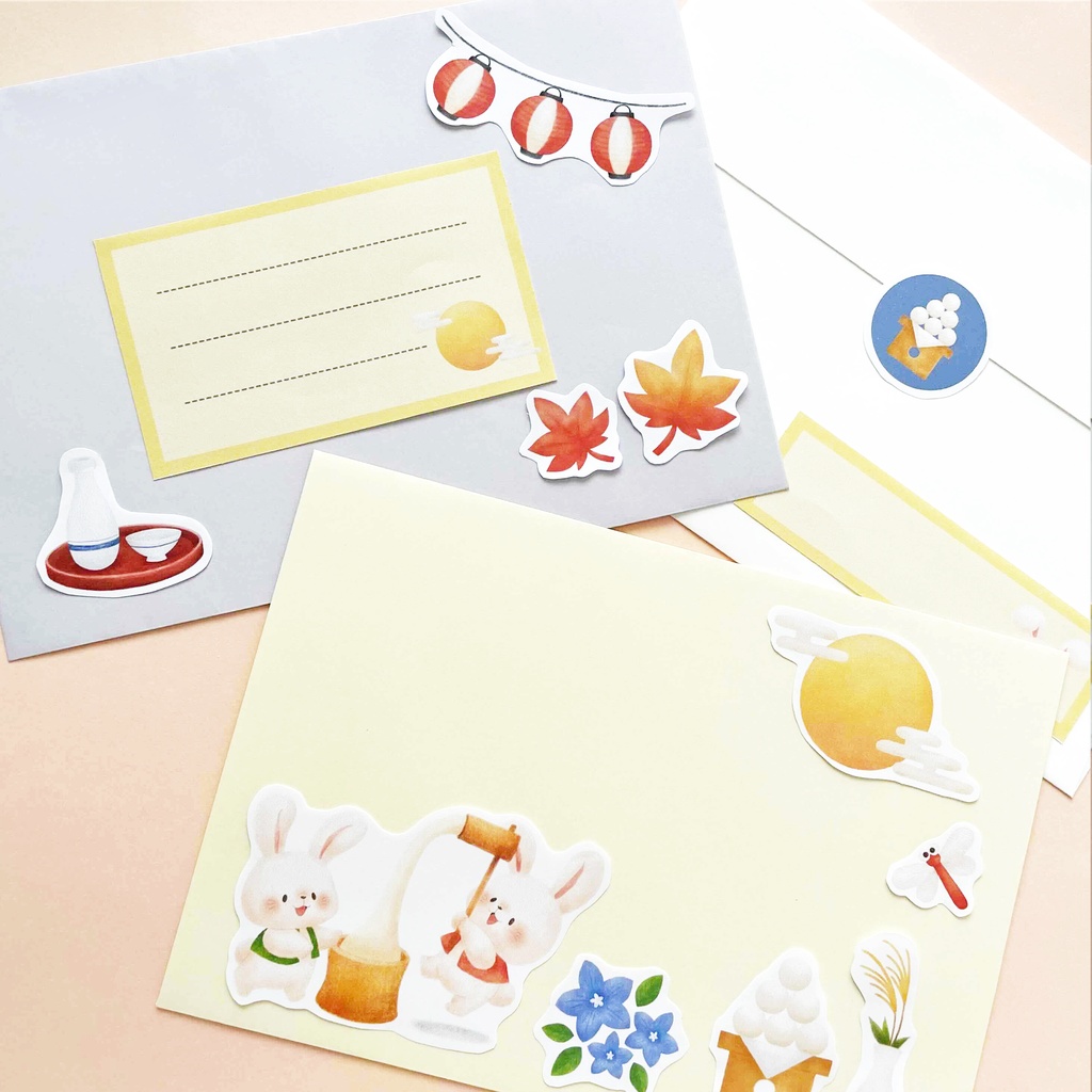 【 コラージュシート 】No.9_お月見