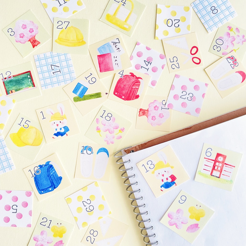 【 日付シート 】No.4_新学期