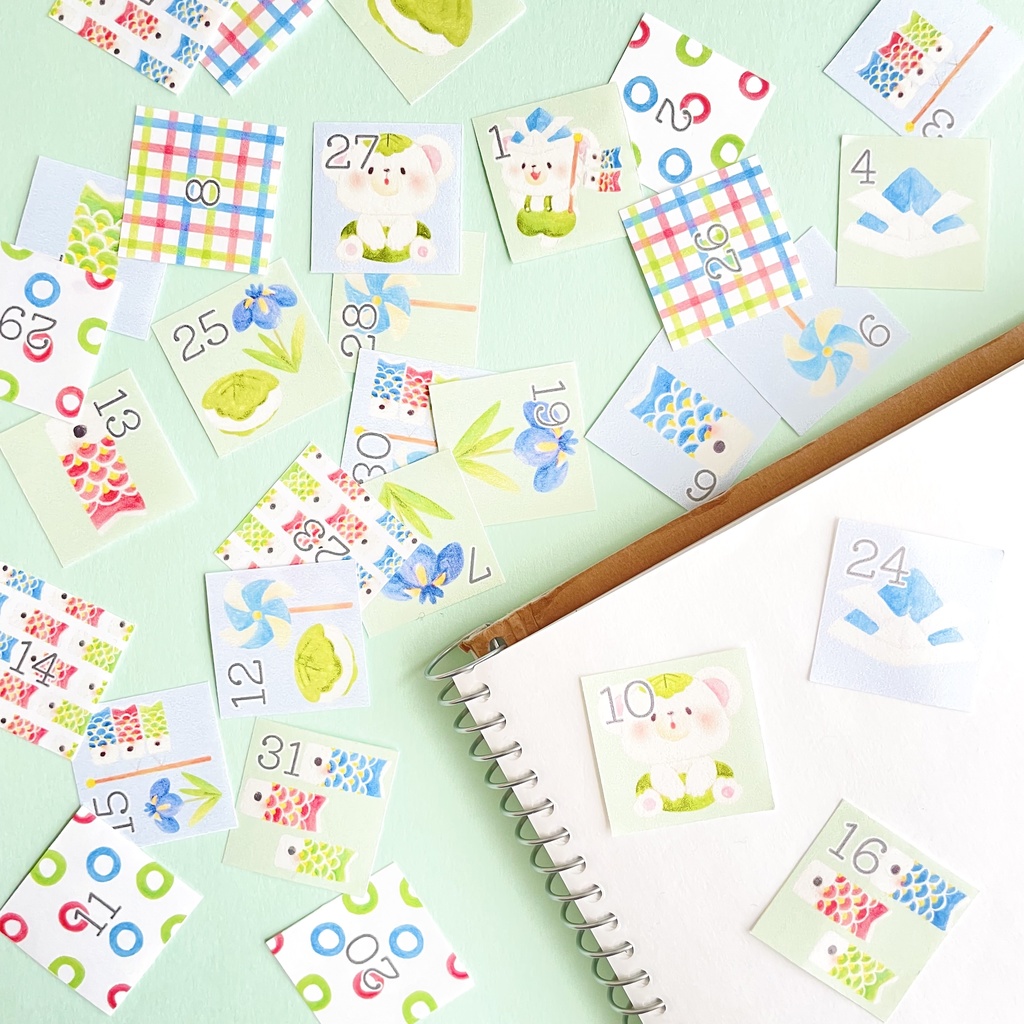 【 日付シート 】No.5_こどもの日