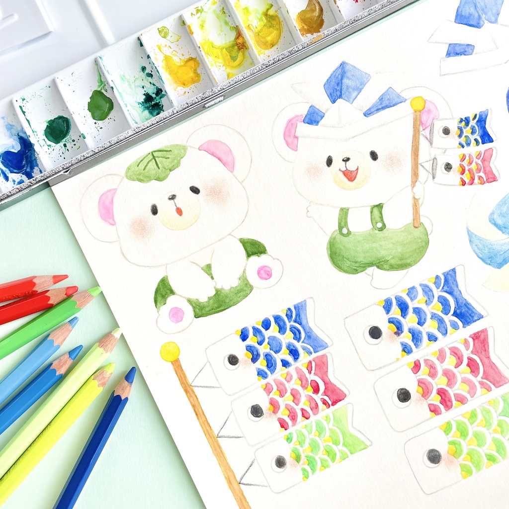 【 日付シート 】No.5_こどもの日