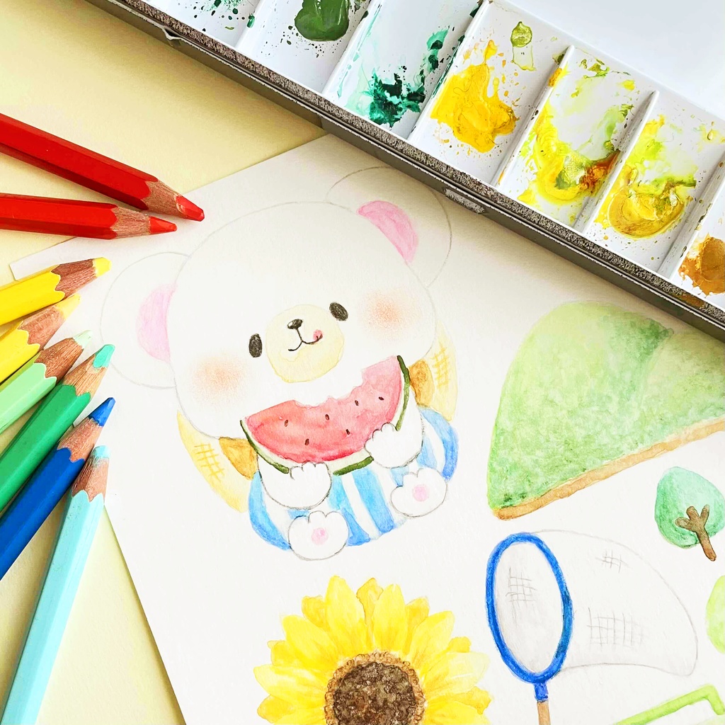 【 日付シート 】No.8_夏休み