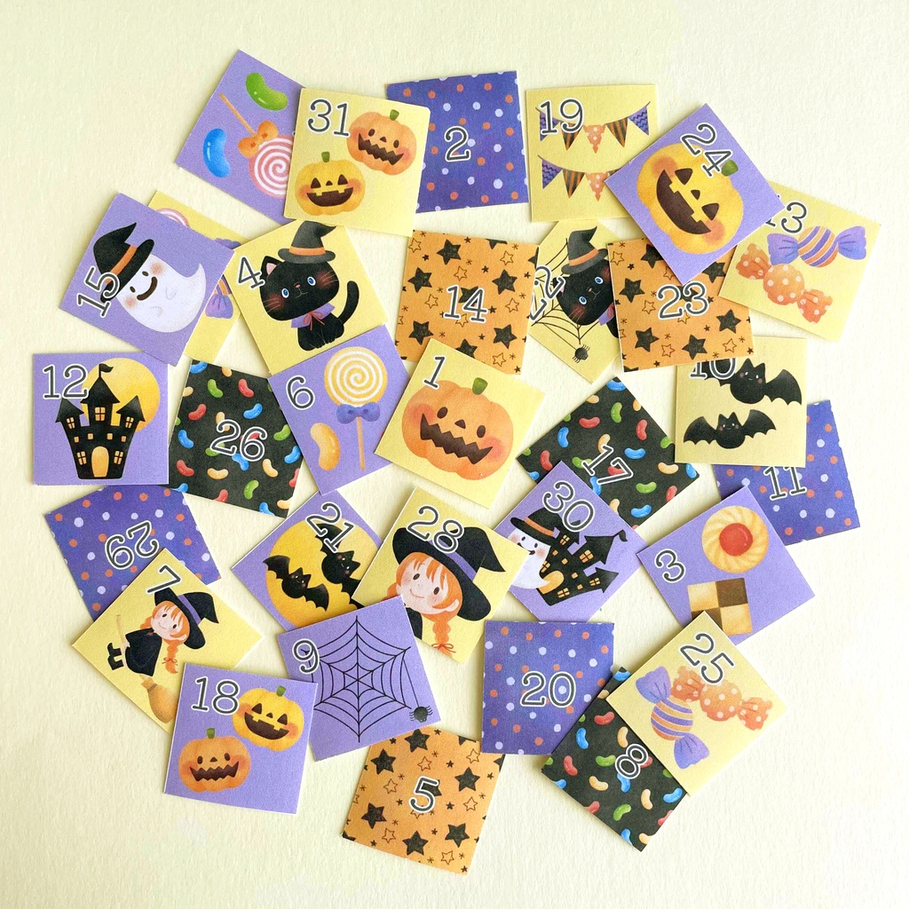 【 日付シート 】No.10_ハロウィーン