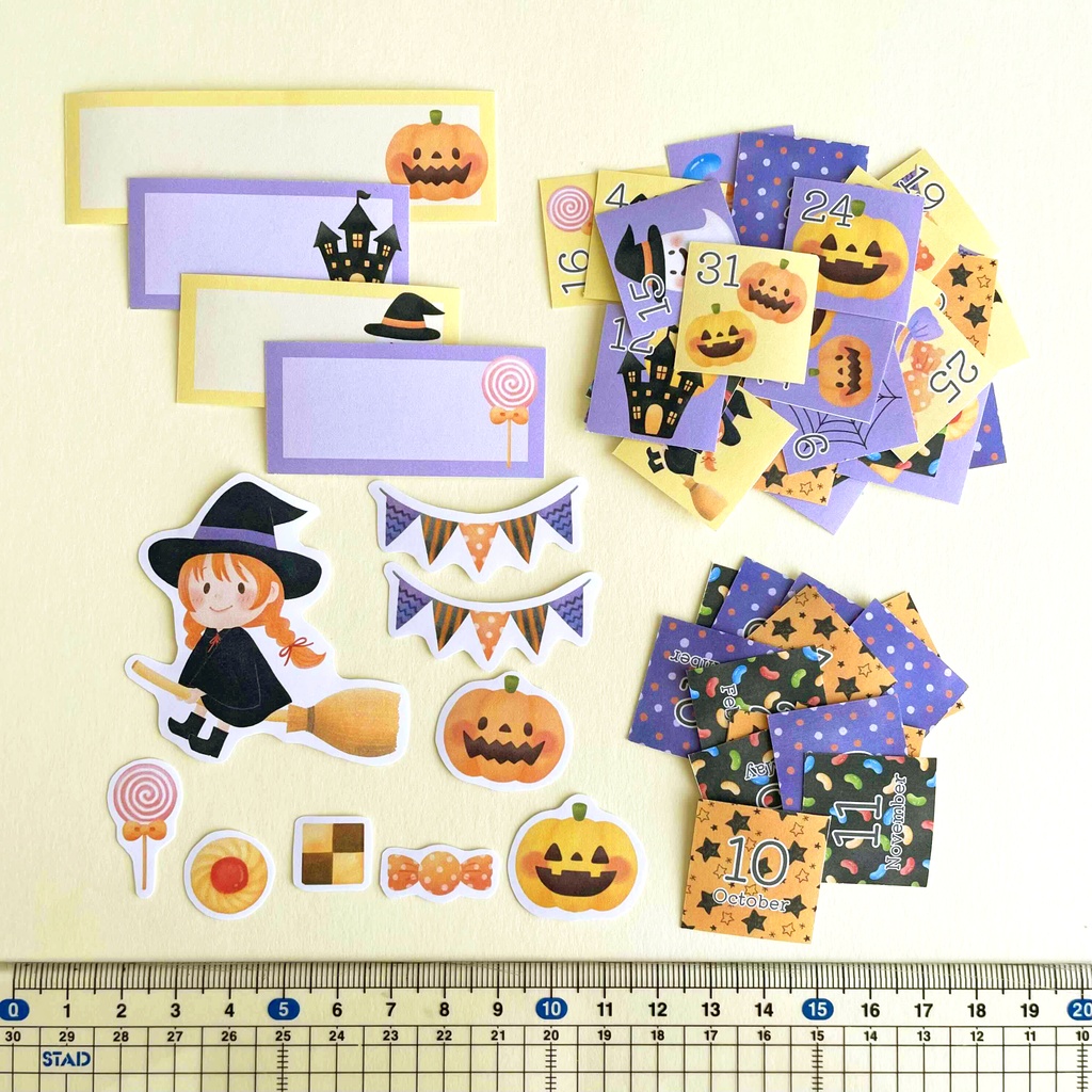 【 日付シート 】No.10_ハロウィーン