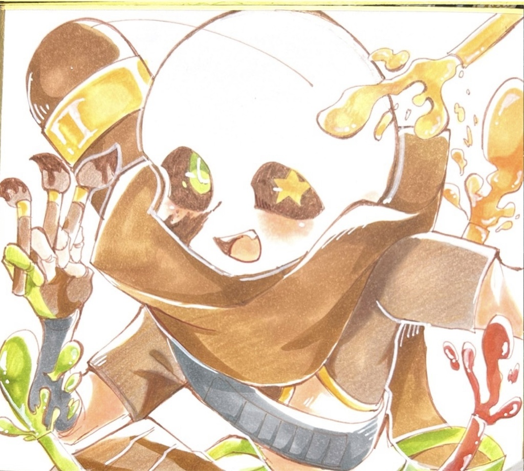 インク君(inkSans)色紙