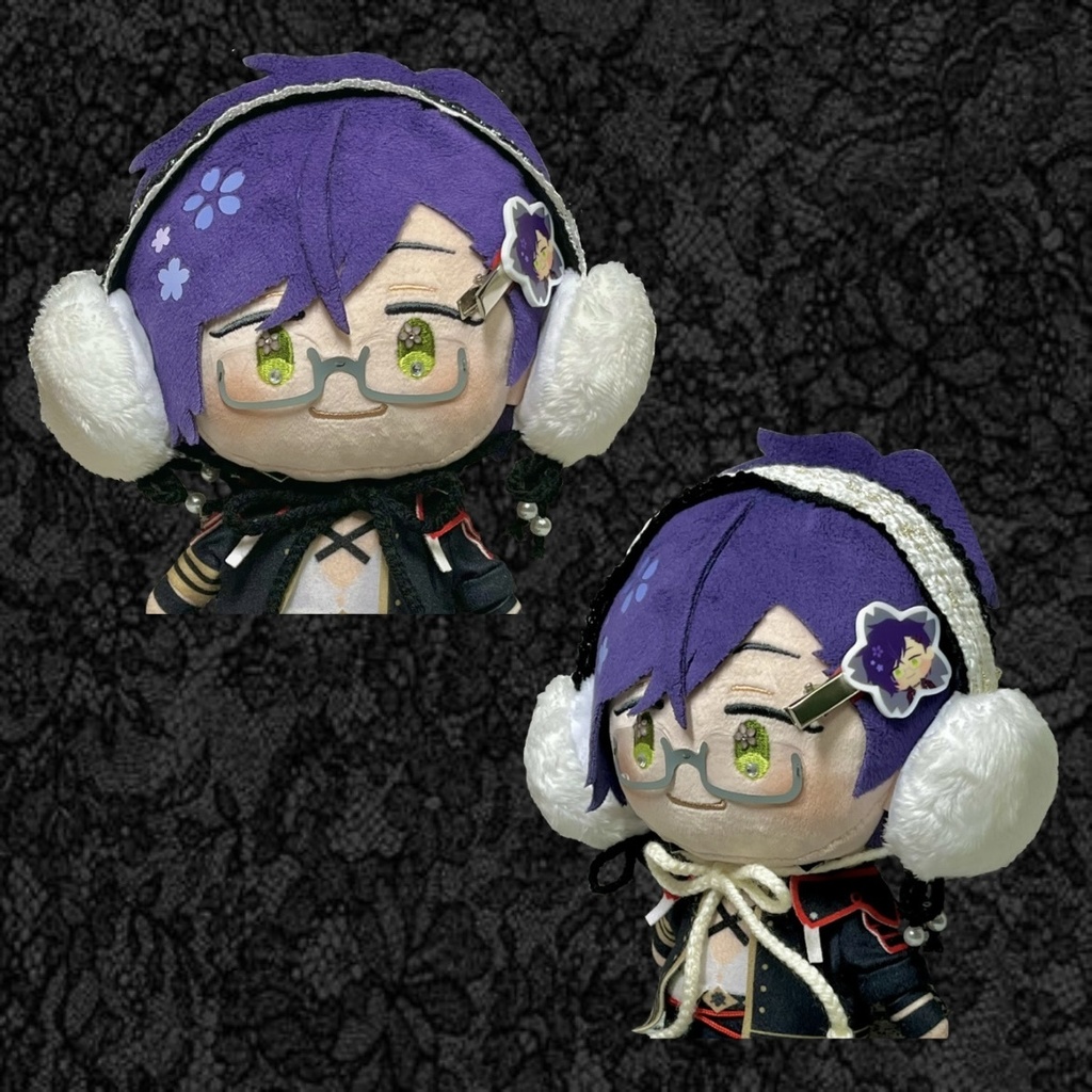 【わんぱくぬい】 ツイードイヤーマフ