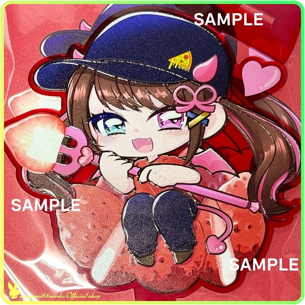 【受付終了】ピザカリ長府店アシスタントちびキャラアクリルスタンドProject Vol.9「惡夜部はろん」