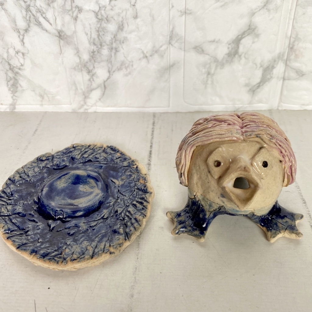 コロナ退散祈願 アマビエのお香立て ver.2 コーンタイプ用