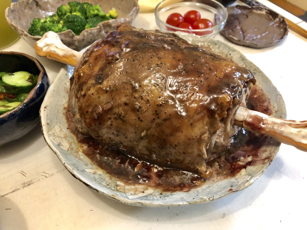 マンガ肉の骨 耐熱陶器製 Lサイズ24cm1本