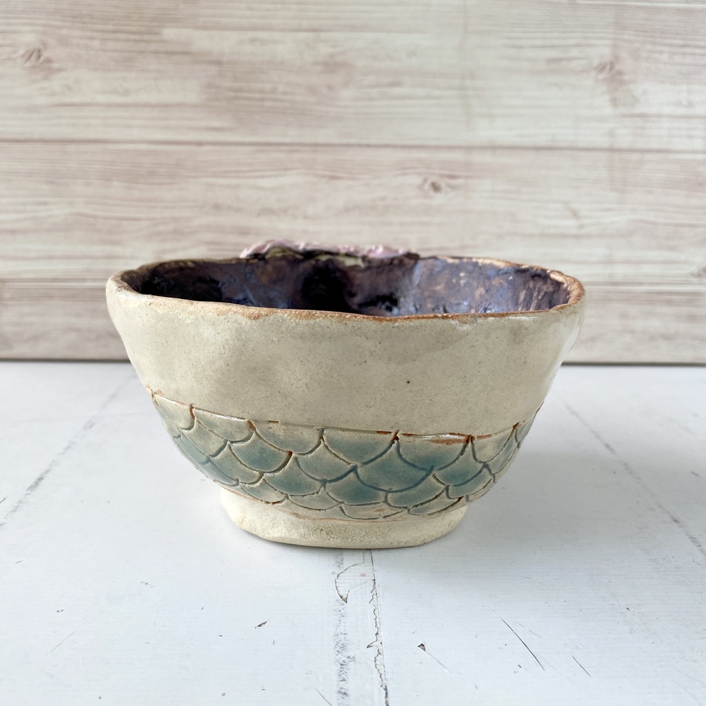 コロナ退散祈願 アマビエのお茶碗(小鉢)