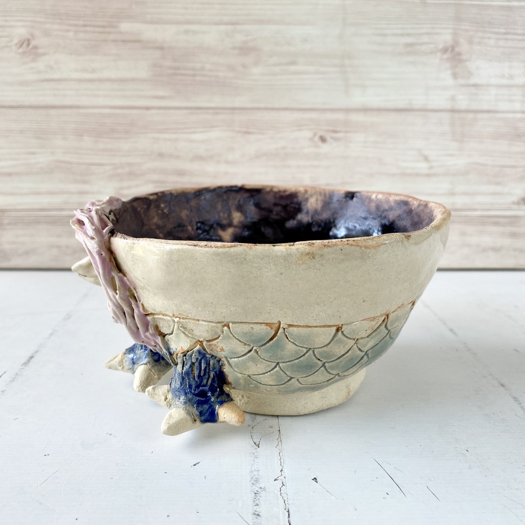 コロナ退散祈願 アマビエのお茶碗(小鉢)