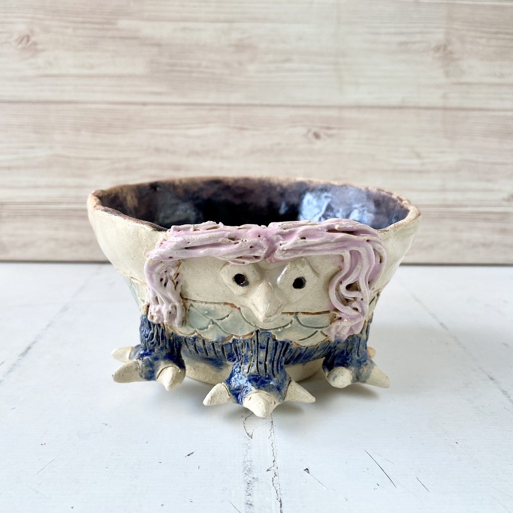 コロナ退散祈願 アマビエのお茶碗(小鉢)