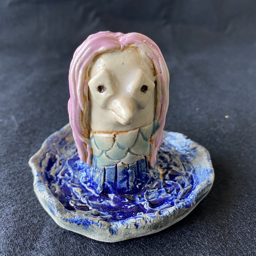 コロナ退散祈願 アマビエのお香立て ver.6 線香用