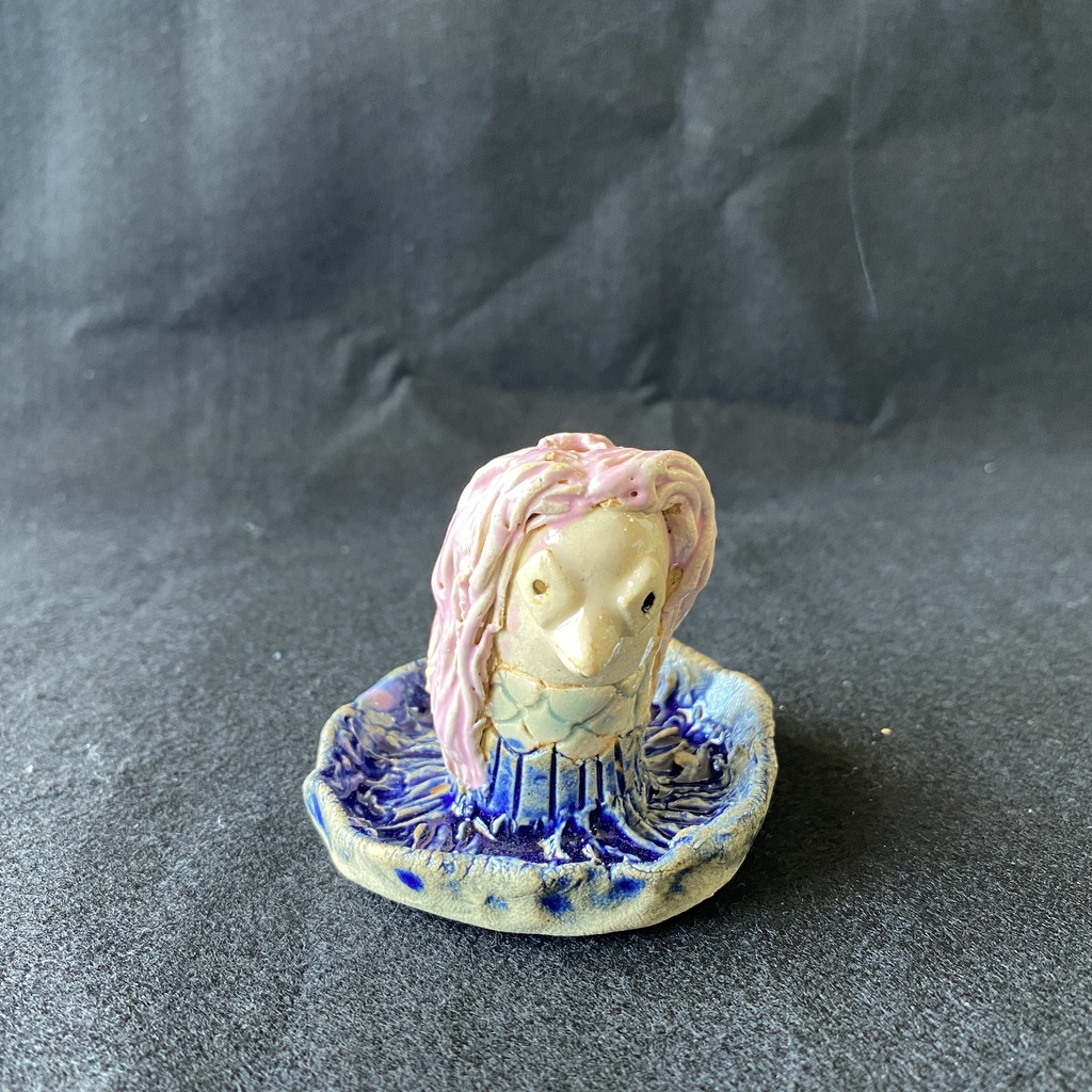 コロナ退散祈願 アマビエのお香立て ver.7 線香用