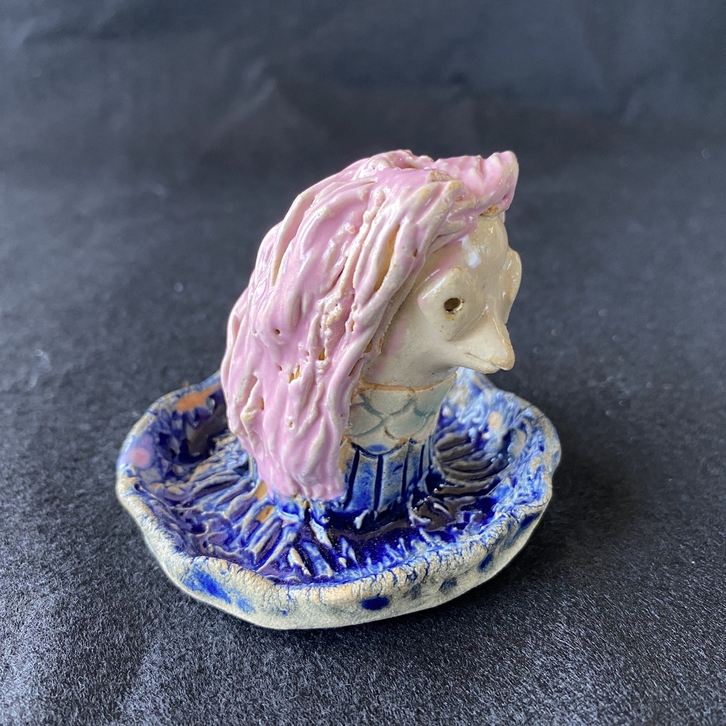 コロナ退散祈願 アマビエのお香立て ver.7 線香用