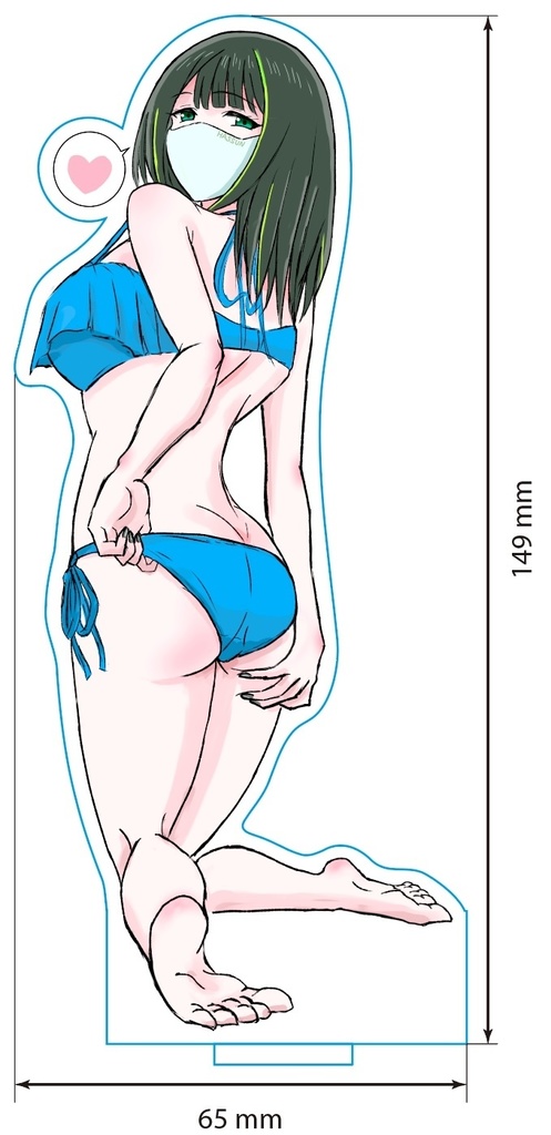 水着はっすアクリルスタンド