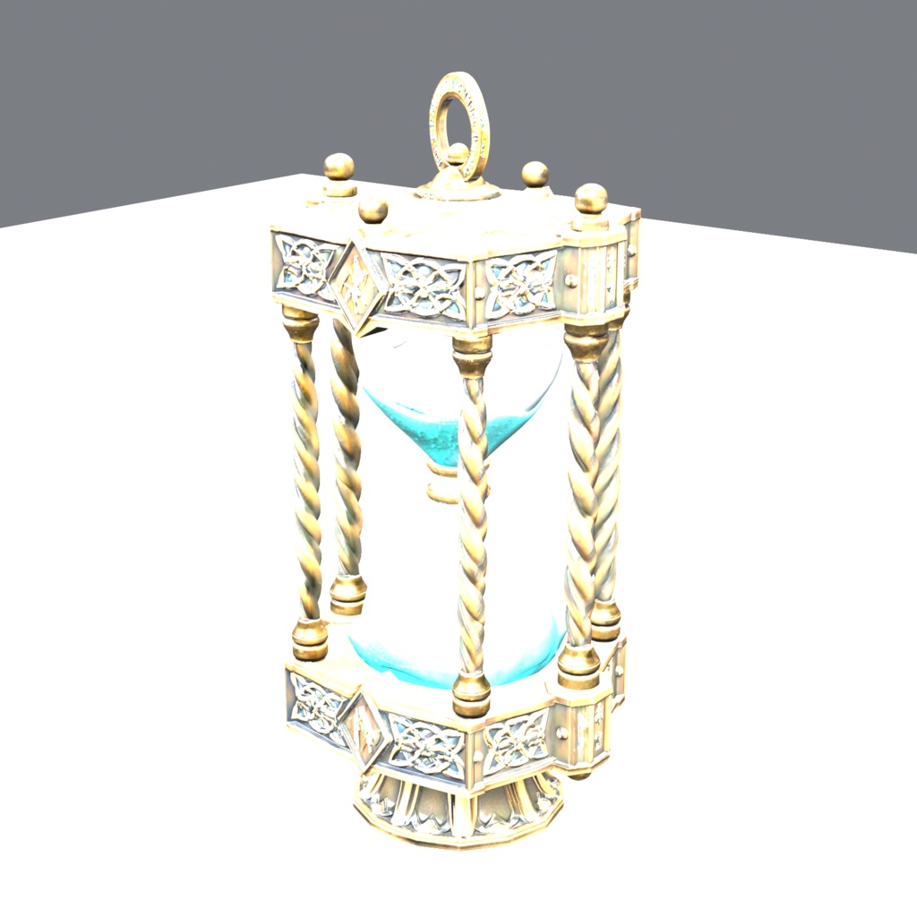 アーケイン・アワーグラス | Stylized Arcane Hourglass - HD & Low-Poly