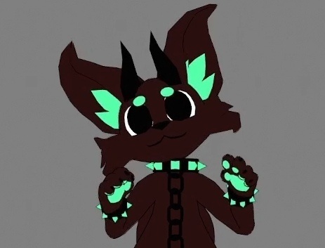 Chocolate wolf model vtuber
