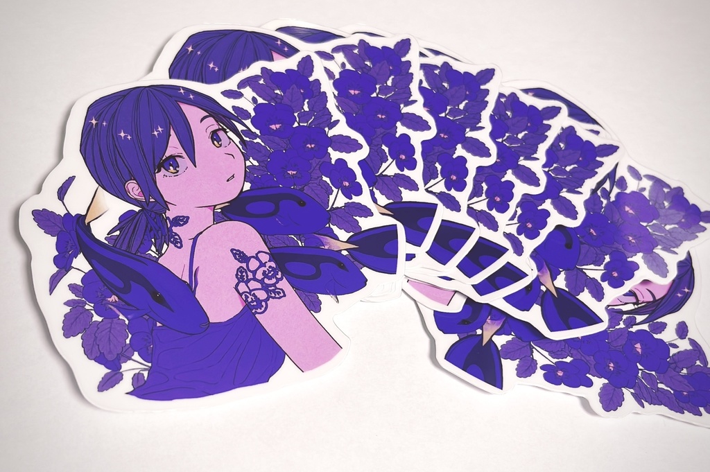 クリアステッカー①