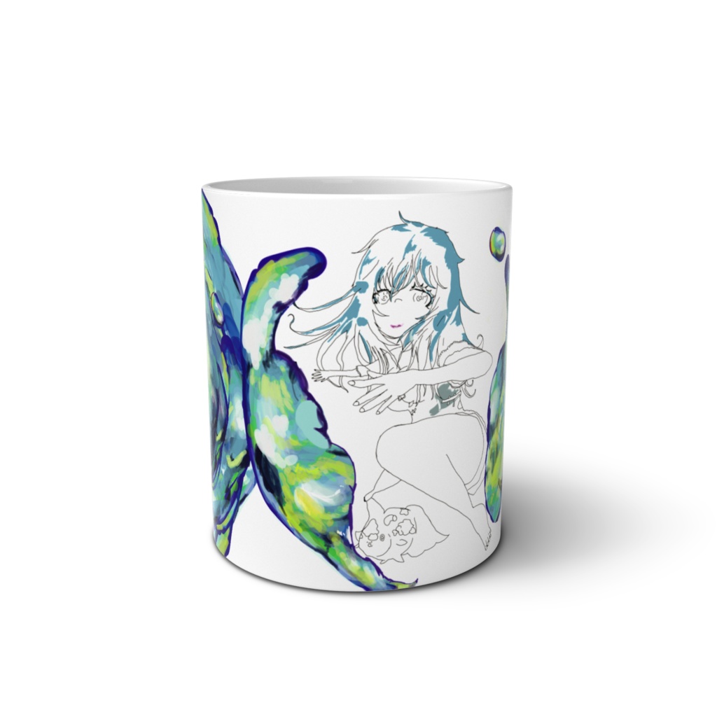 水を感じて マグカップ