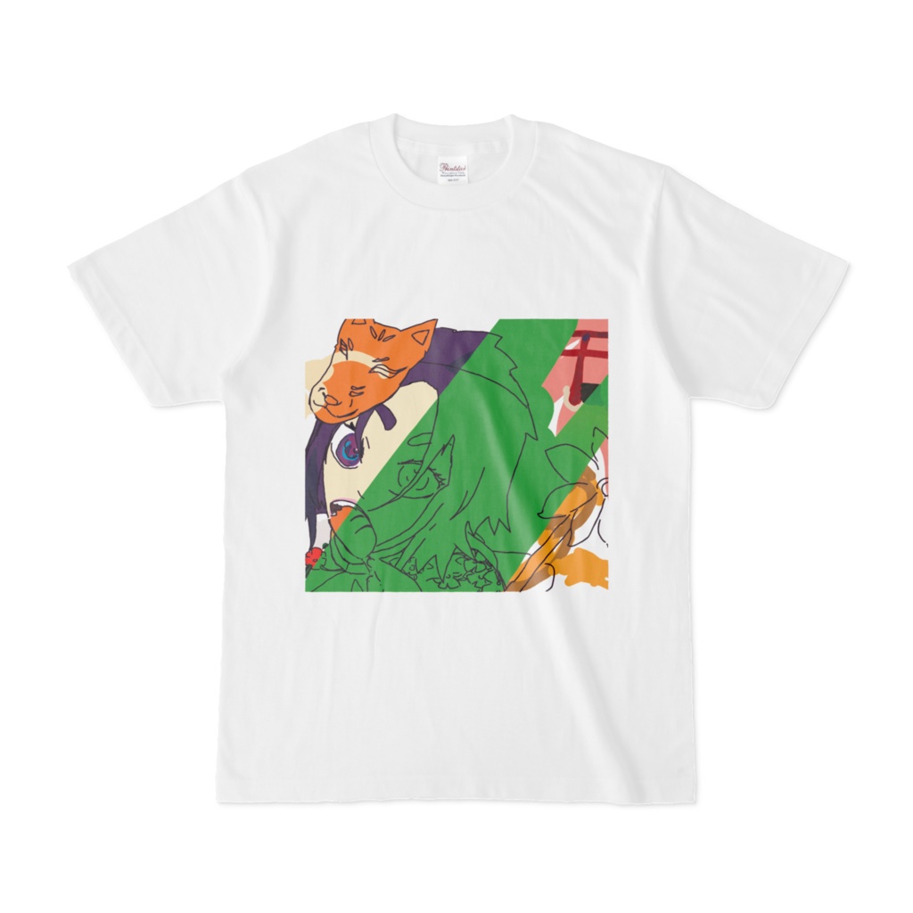 女狐さん Tシャツ パターンb