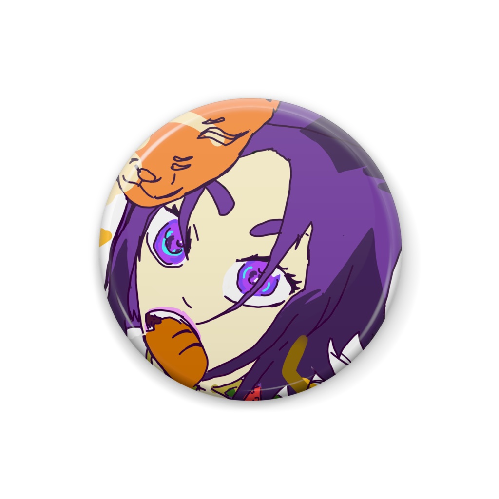 女狐さん 缶バッジ パターンb