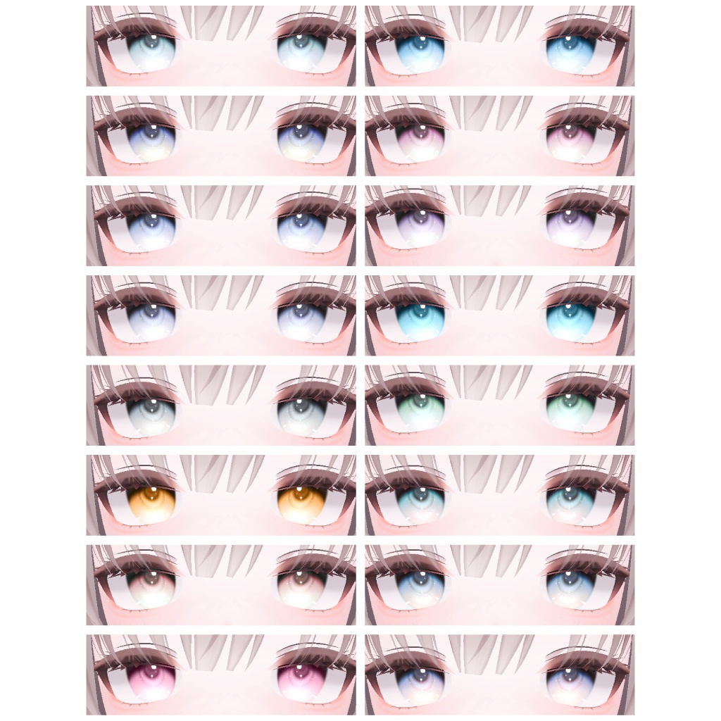 【凪対応】瞳・メイクテクスチャ -夏の彩り御膳EYE&MAKE