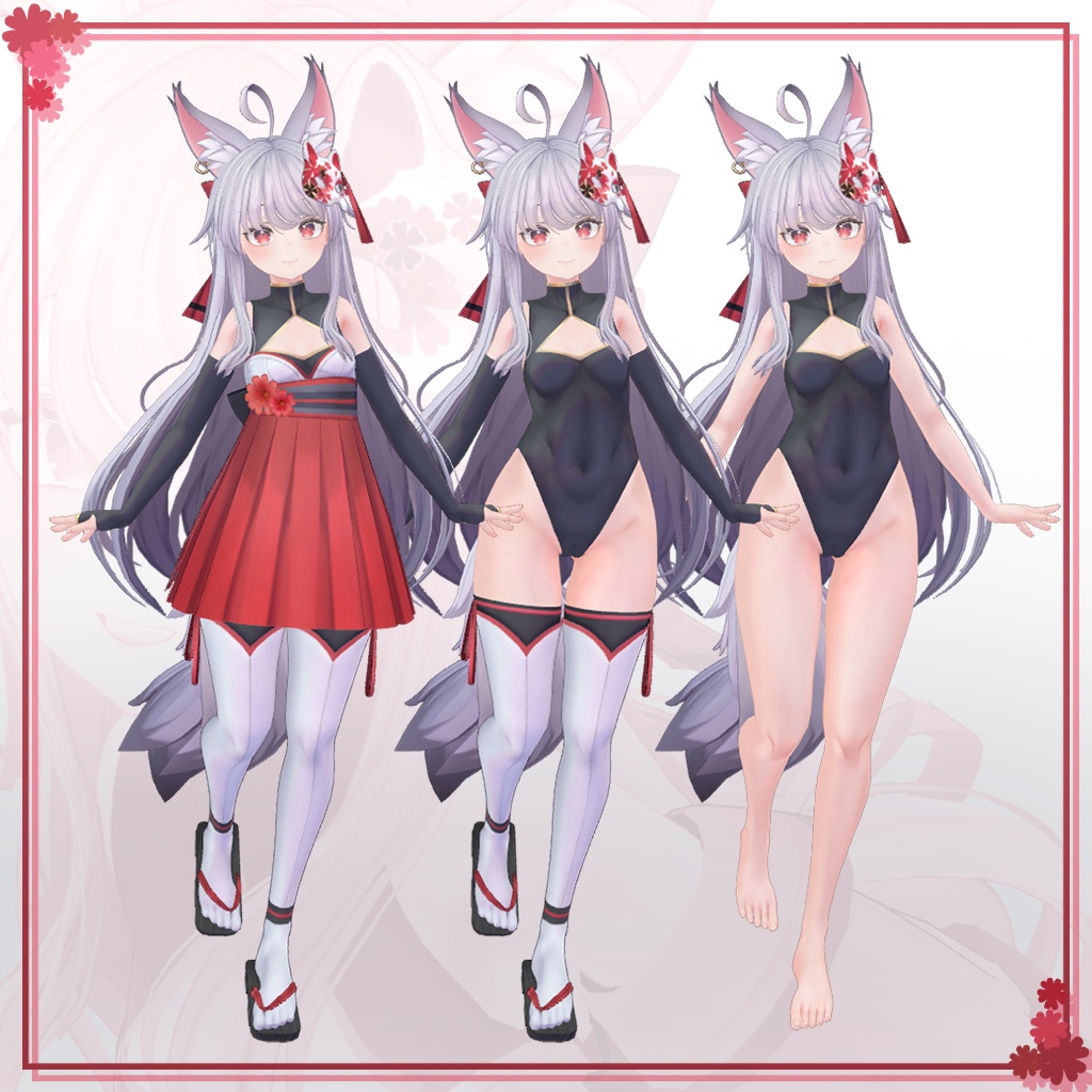 オリジナル3Dモデル / 朝咲く Asasaku 1.01