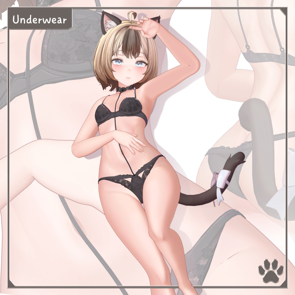 オリジナル3Dモデル 「マドレーヌ」