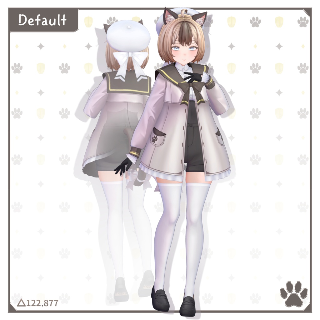 オリジナル3Dモデル 「マドレーヌ」