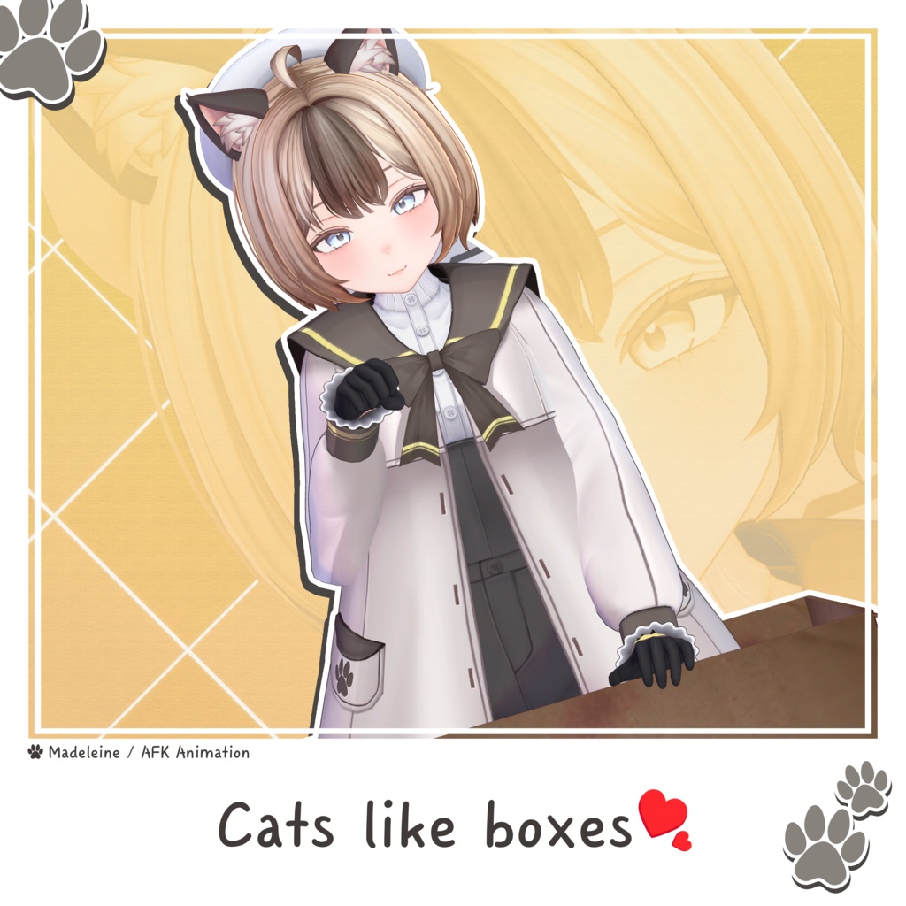 オリジナル3Dモデル 「マドレーヌ」