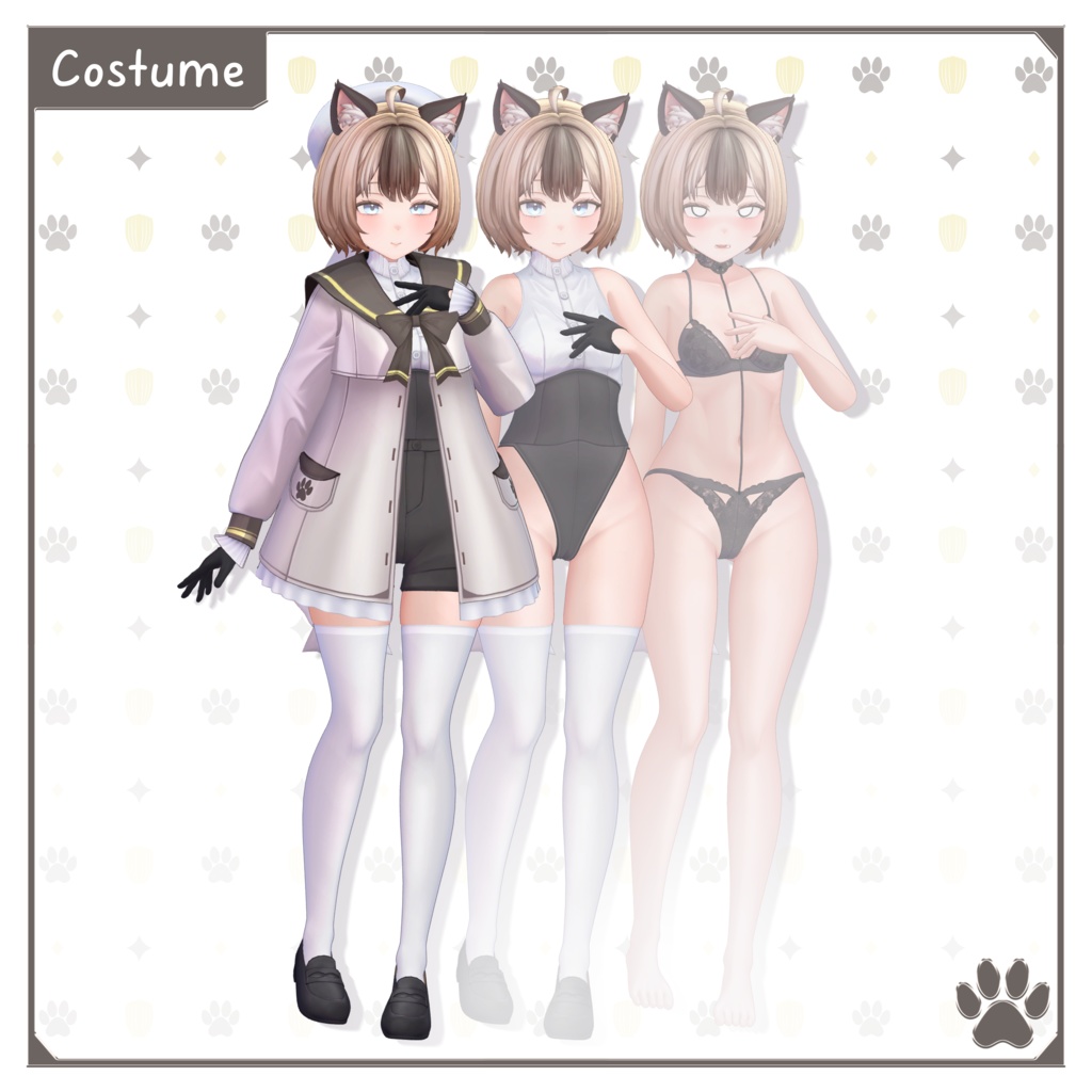 オリジナル3Dモデル 「マドレーヌ」