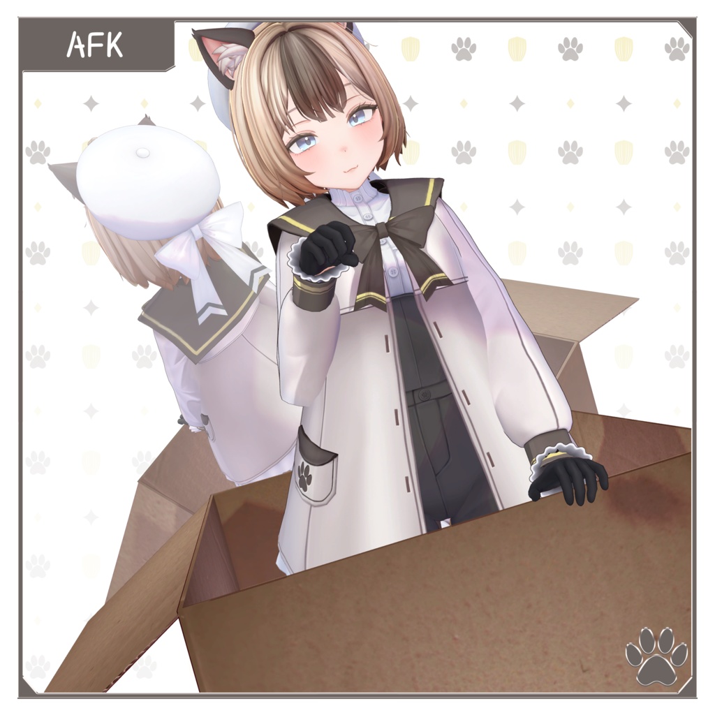 オリジナル3Dモデル 「マドレーヌ」