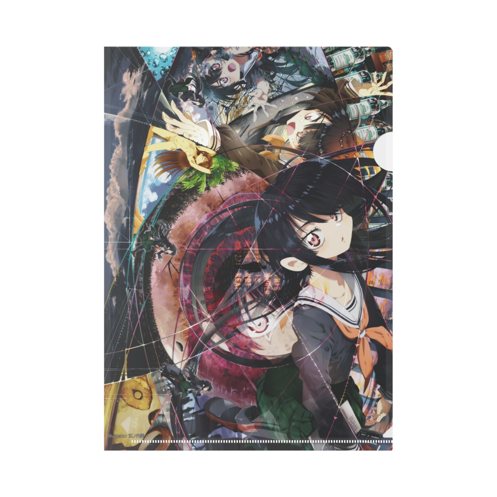 ねね子クリアファイル(イラスト:江ノ内愛)