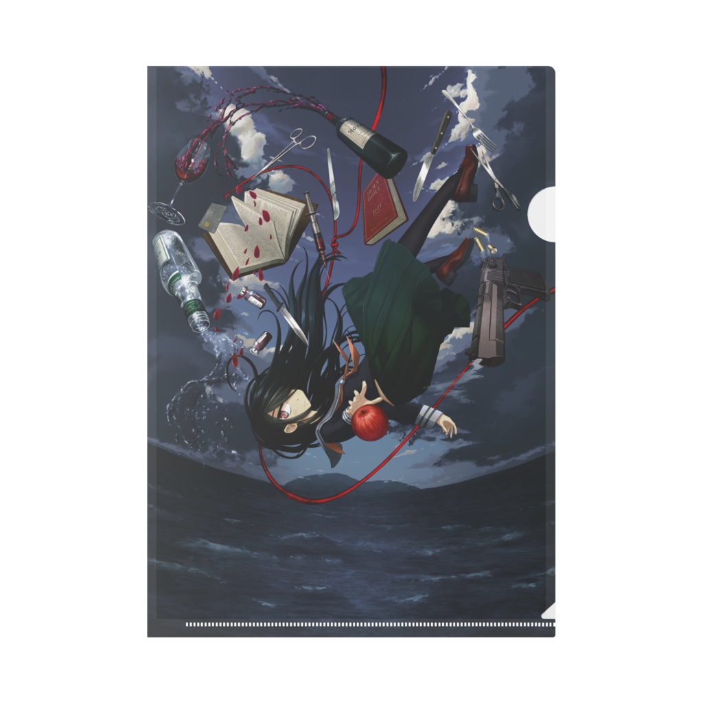 シロナガス島クリアファイル