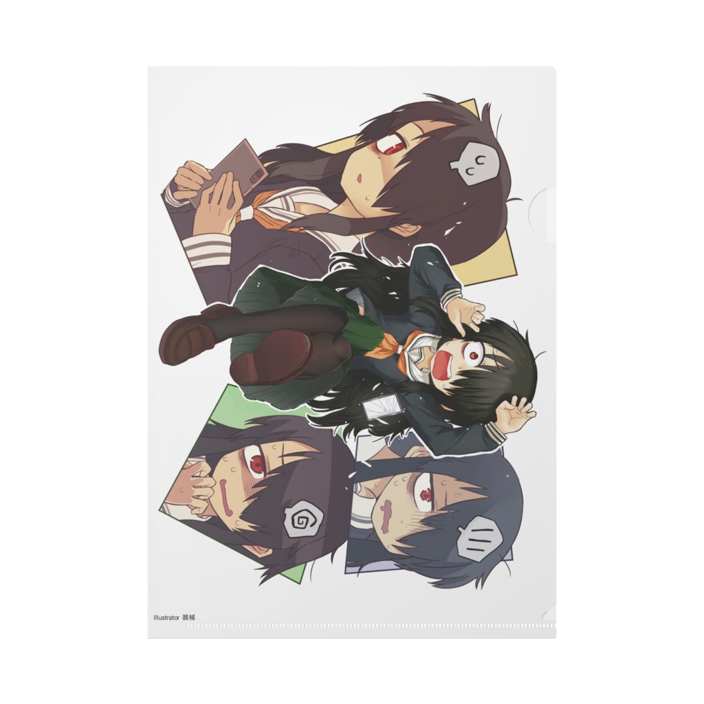 ねね子クリアファイル(イラスト:器械)